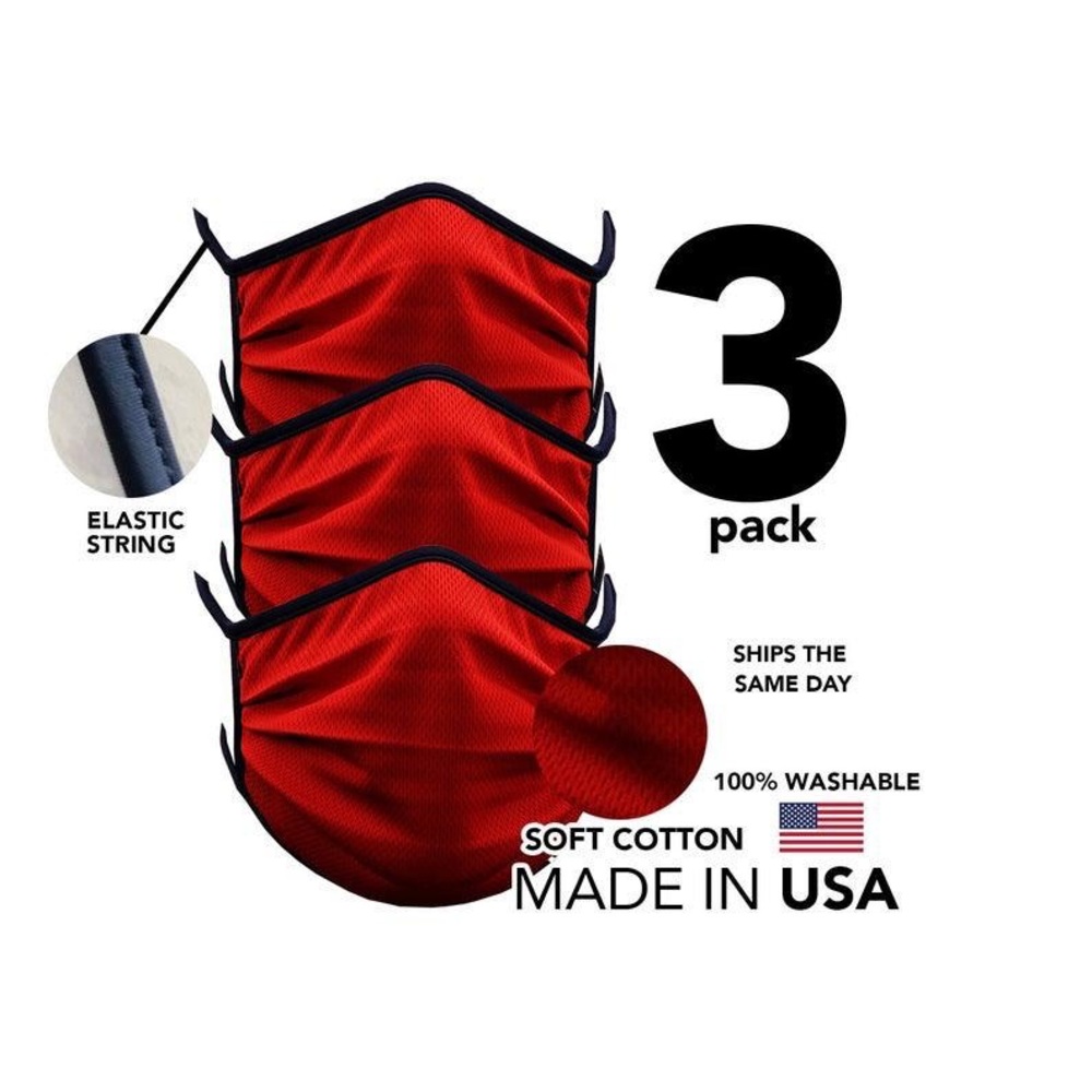 Adult fabric face masks